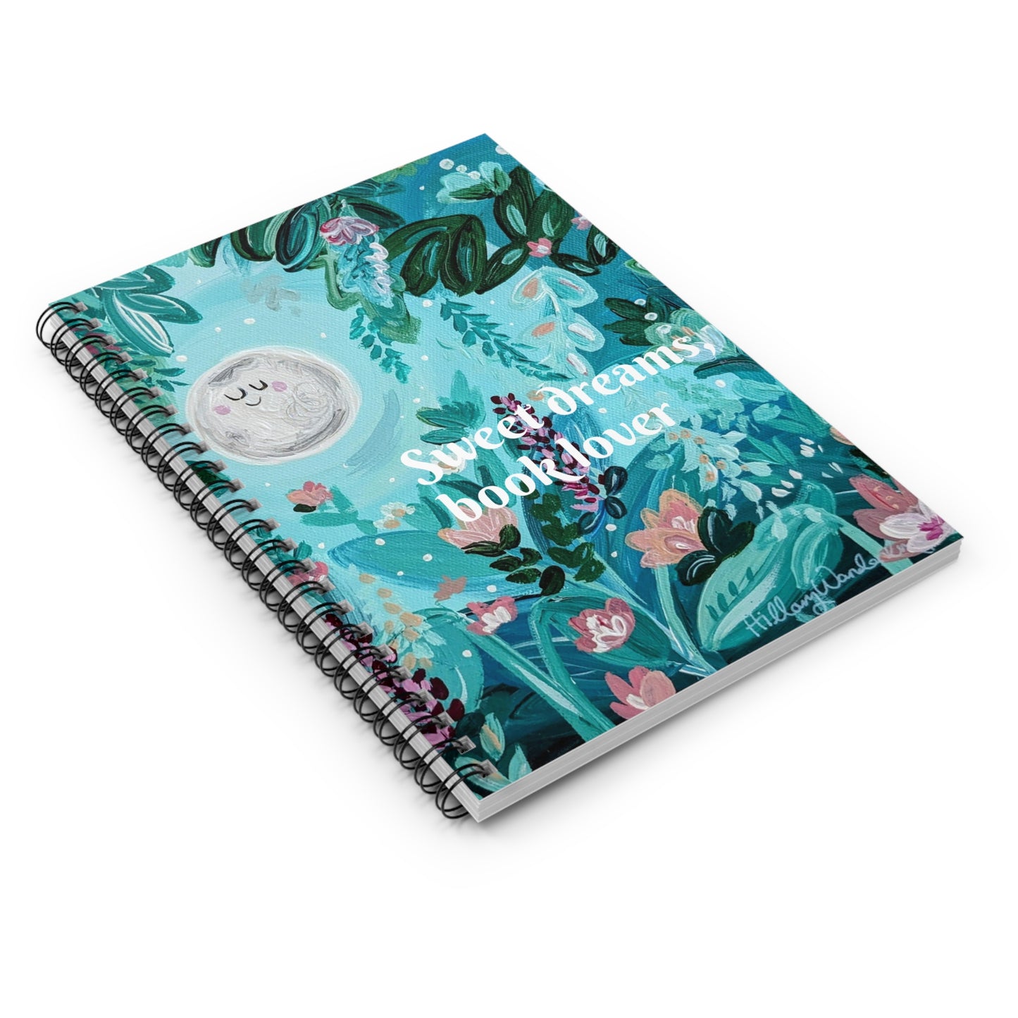 Moon Spiral Notebook - Ruled Line