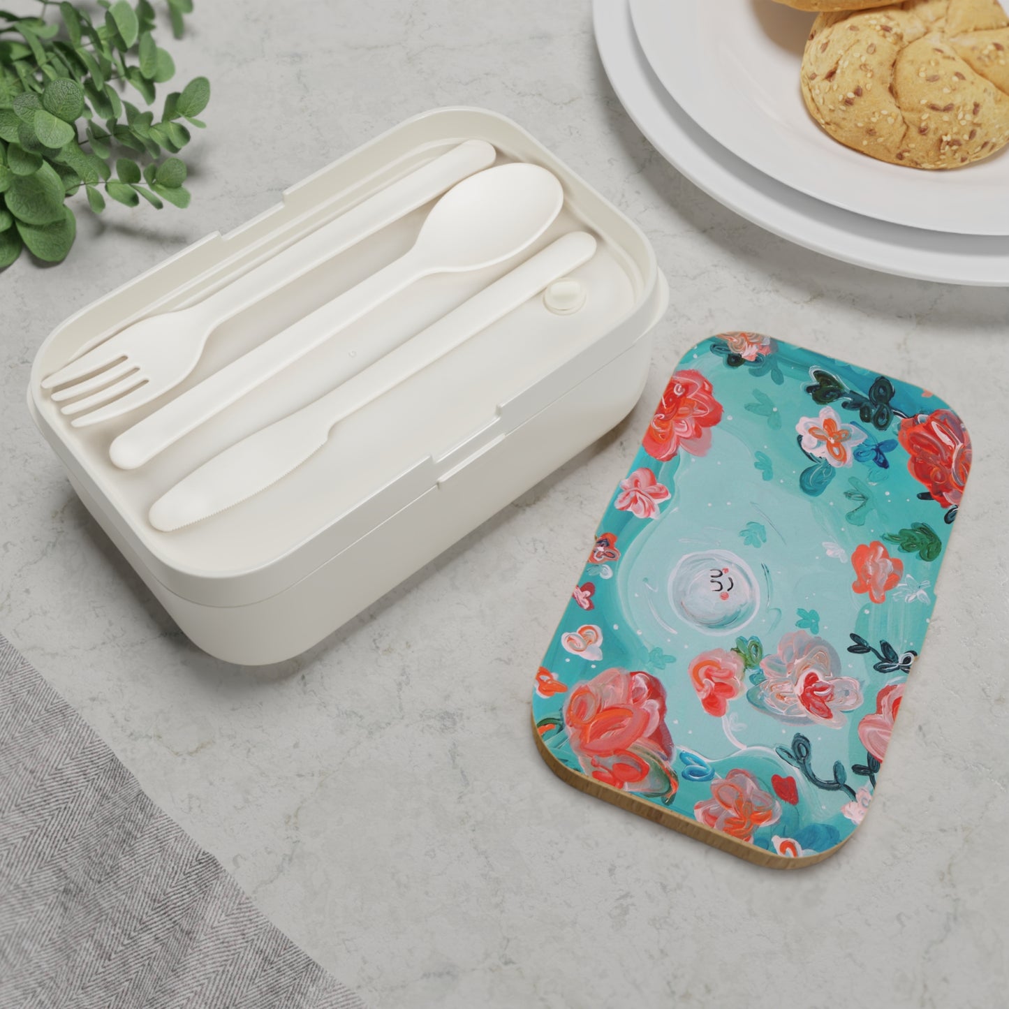 Rose Moon Bento Lunch Box