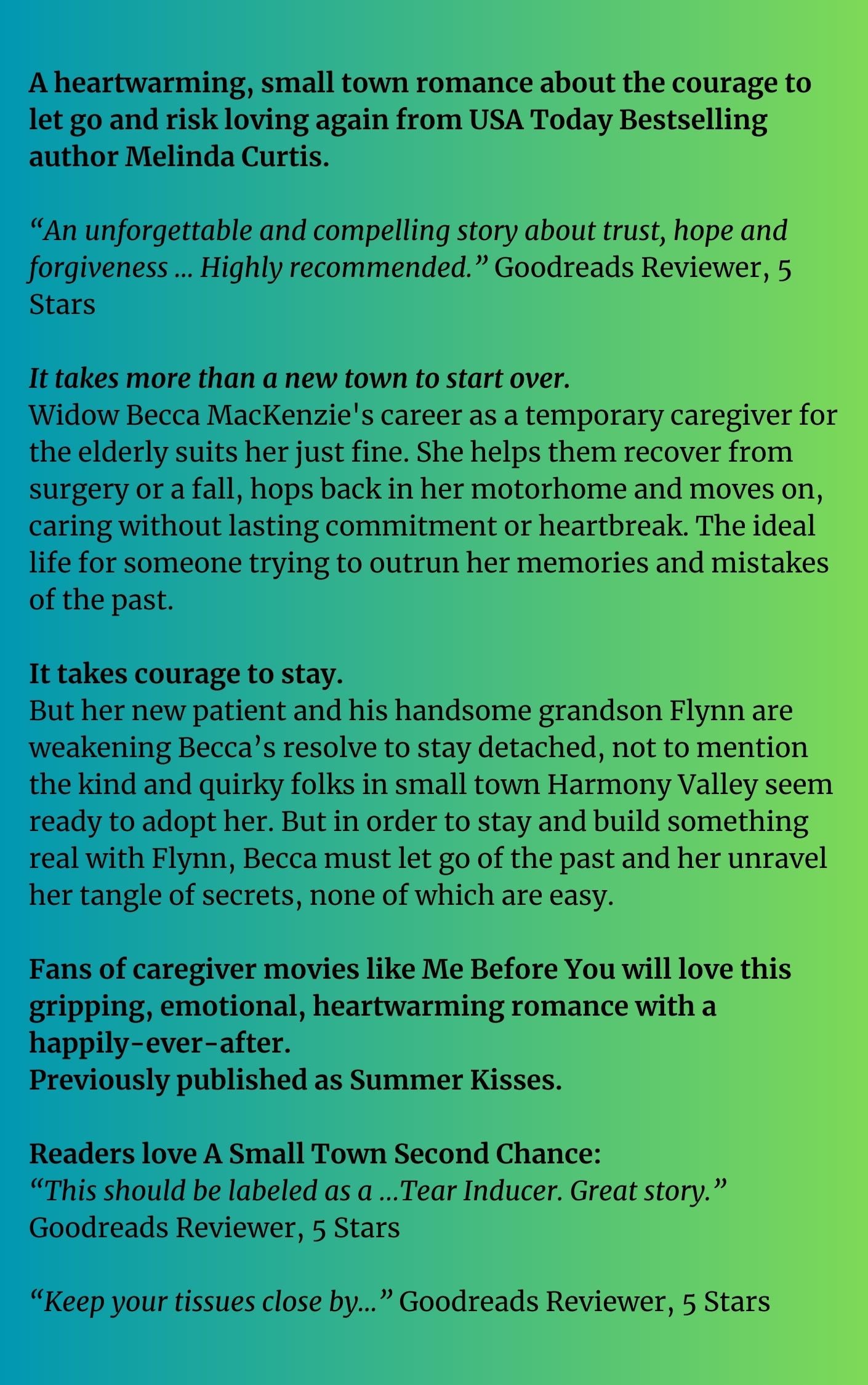 A Small Town Second Chance - Love in Harmony Valley, Book 2