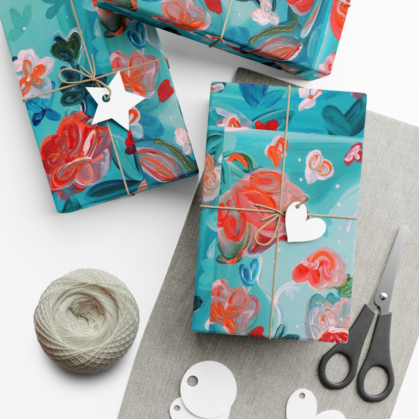 Rose Moon Gift Wrap Papers