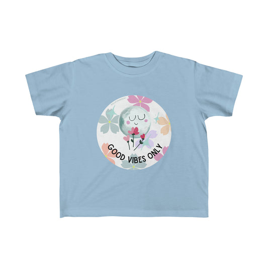 Good Vibes Only Moon Toddler's Fine Jersey Tee