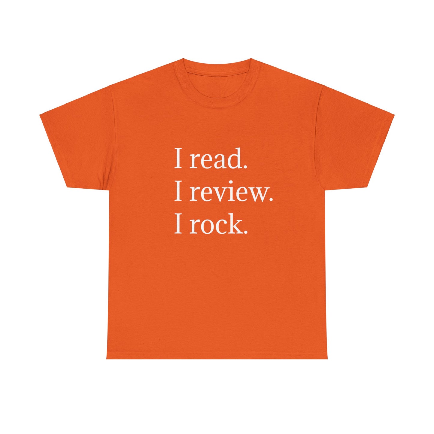 I Read-I Review-I Rock Unisex T-shirt