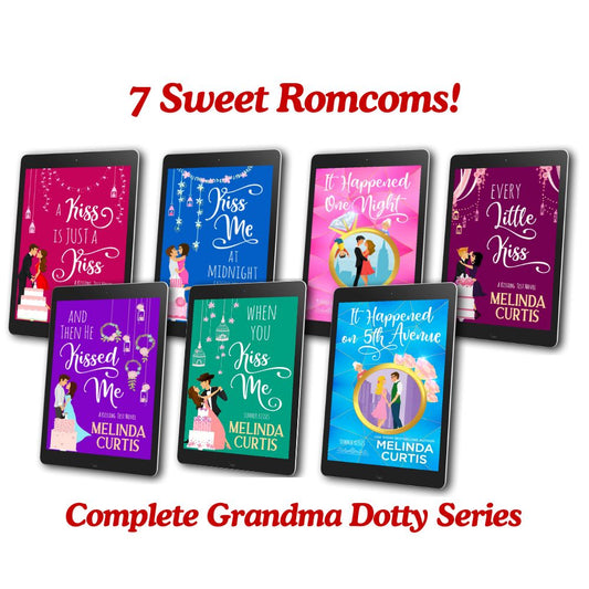 Summer Kisses Sweet Romcom Complete E-Book Box Set (Grandma Dotty Books 1-7)